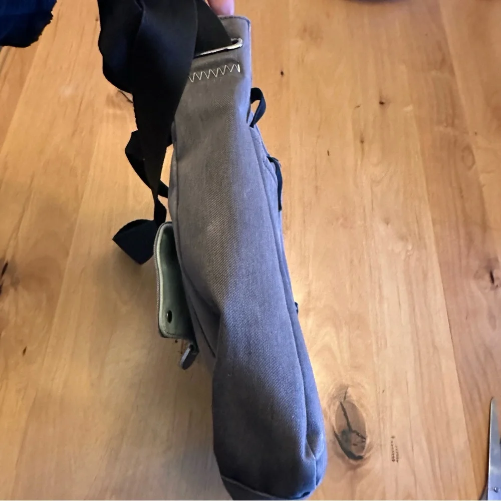Sherpani Travel Gray Multi Pocket Crossbody Bag
